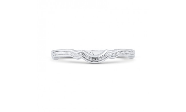 Shah Luxury Wedding Band In 14K White Gold