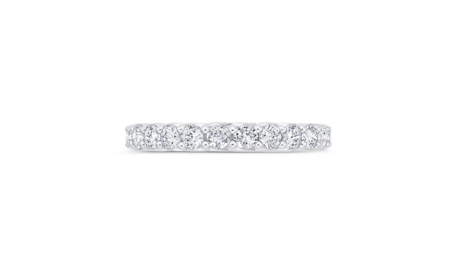 Shah Luxury 14K White Gold Half-Eternity Wedding Band