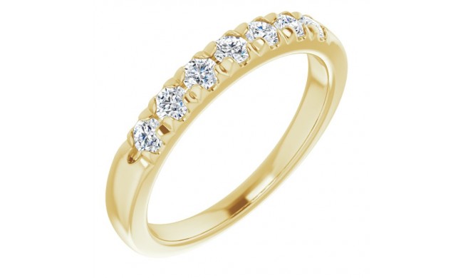 14K Yellow 3/8 CTW Diamond Anniversary Band