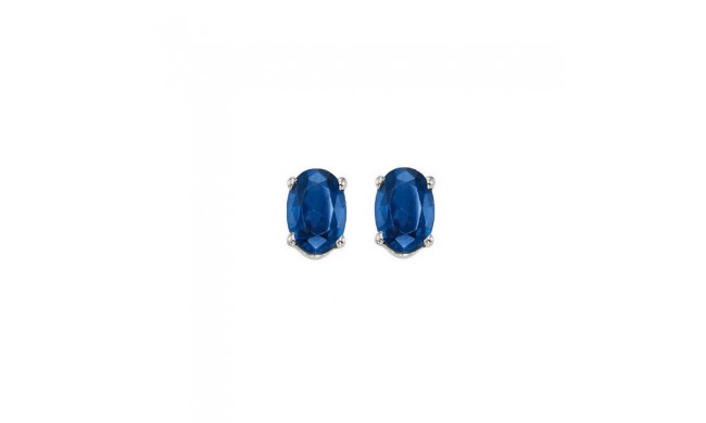 Gems One 14Kt White Gold Sapphire (7/8 Ctw) Earring