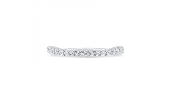 Shah Luxury 14K White Gold Diamond Wedding Band