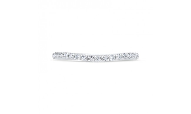 Shah Luxury 14K White Gold Diamond Wedding Band