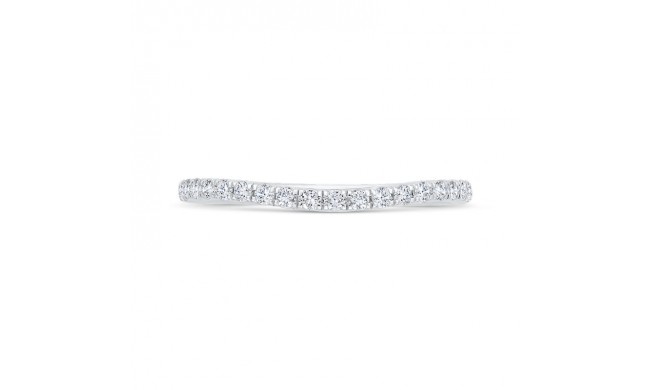 Shah Luxury 14K White Gold Diamond Wedding Band