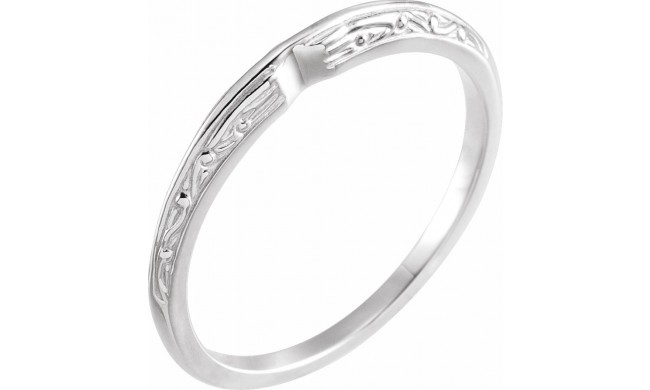 14K White Band