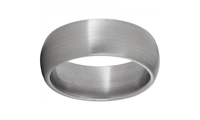 Titanium Domed Band with Satin Finish