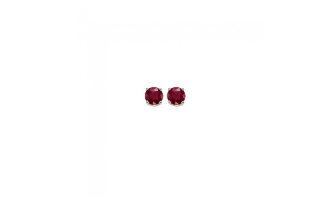 Gems One 14Kt White Gold Ruby (1/4 Ctw) Earring