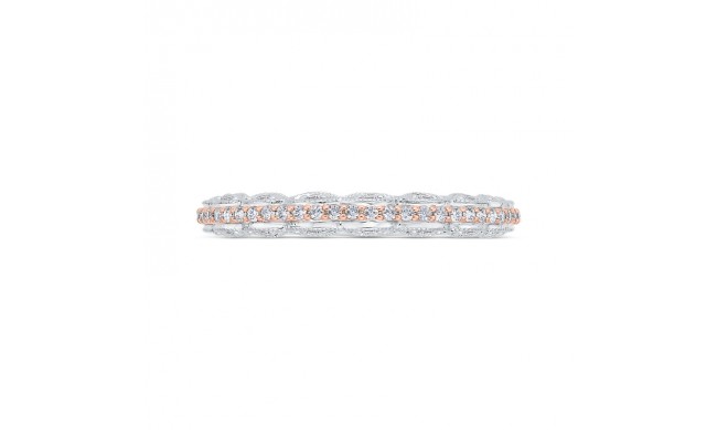 Shah Luxury 14K Two-Tone Diamond Wedding Band