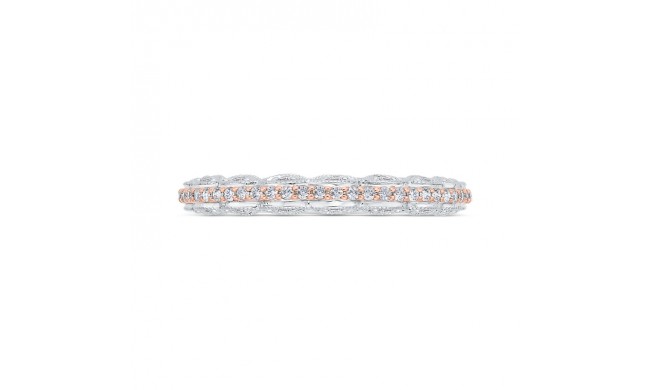 Shah Luxury 14K Two-Tone Diamond Wedding Band