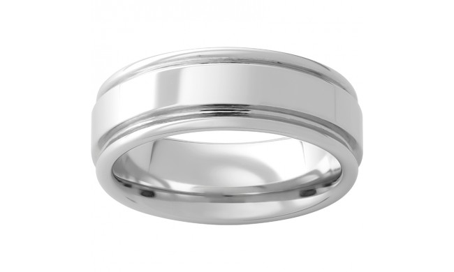 Serinium Rounded Edge Band with Polish Finish