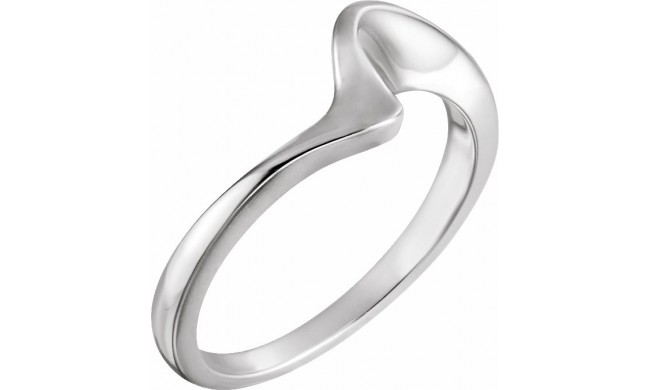 14K White Band