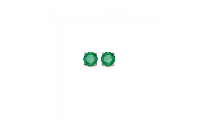 Gems One 14Kt White Gold Emerald (1/2 Ctw) Earring