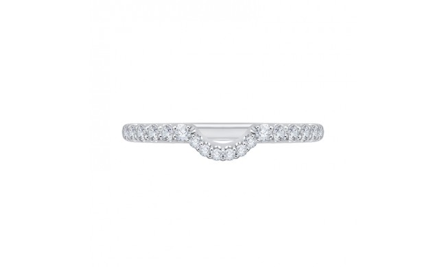 Shah Luxury 14K White Gold Diamond Wedding Band