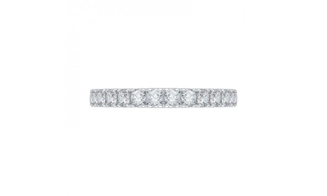 Shah Luxury 14K White Gold Diamond Wedding Band