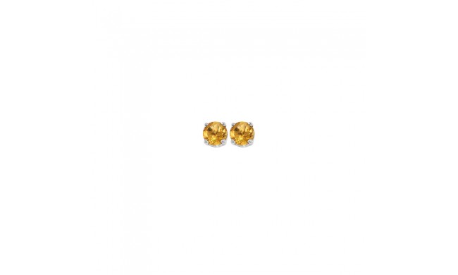 Gems One 14Kt White Gold Citrine (1/5 Ctw) Earring