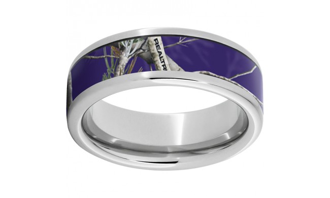 Serinium Pipe Cut Band with Realtree AP Purple Inlay