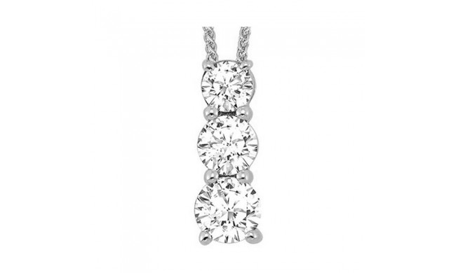 Gems One 14Kt White Gold Diamond (3/4Ctw) Pendant