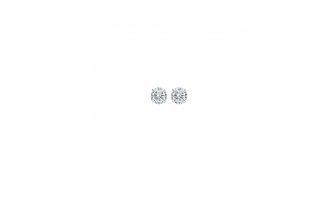 Gems One 14Kt White Gold Diamond (1/20 Ctw) Earring