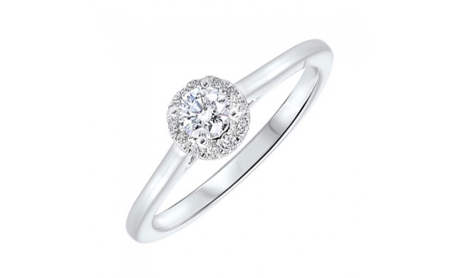 Gems One 14Kt White Gold Diamond(1/3Ctw) Ring