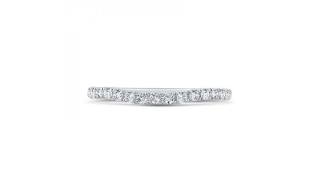 Shah Luxury 14K White Gold Diamond Wedding Band