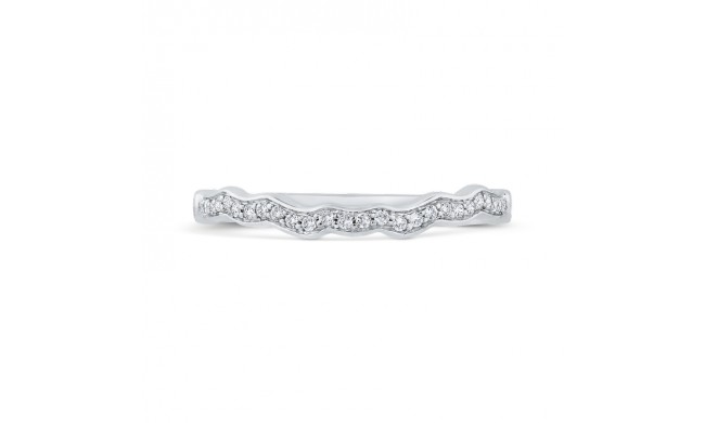 Shah Luxury 14K White Gold Diamond Wedding Band