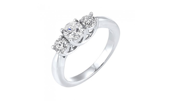 Gems One 14Kt White Gold Diamond (1/4Ctw) Ring