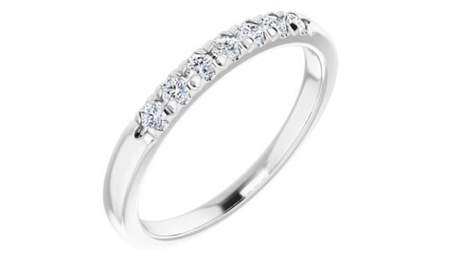 14K White 1/5 CTW Diamond Anniversary Band