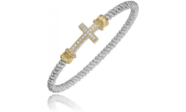 Vahan 14k Gold & Sterling Silver Diamond Bracelet