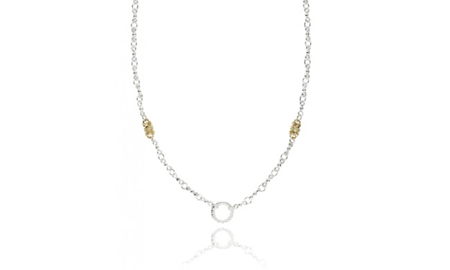 Vahan 14k Gold & Sterling Silver Necklace