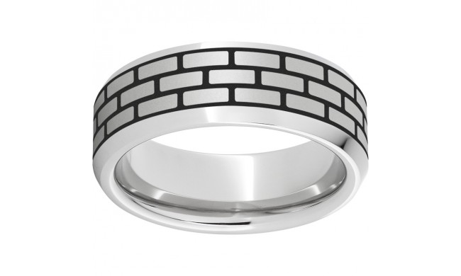 Brick Serinium Engraved Ring