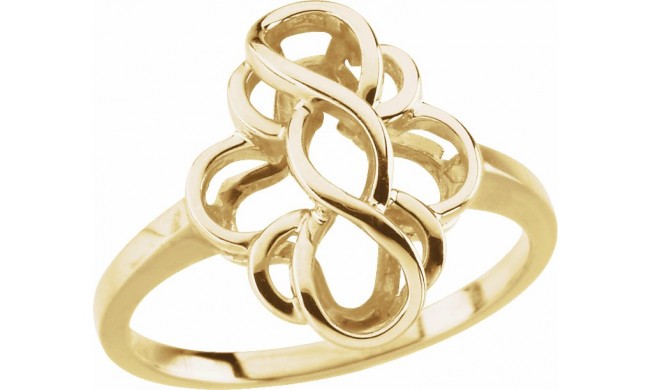 14K Yellow Freeform Ring