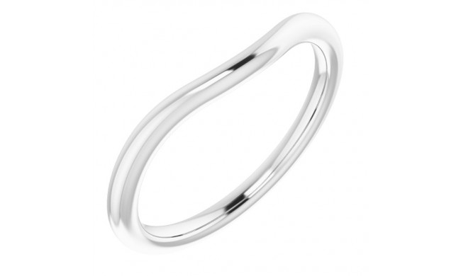 14K White Matching Band