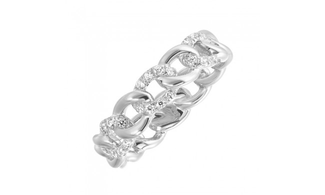 Gems One 14Kt White Gold Diamond (1/5Ctw) Ring