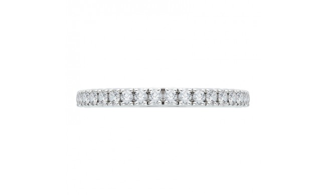 Shah Luxury 14K White Gold Diamond Wedding Band