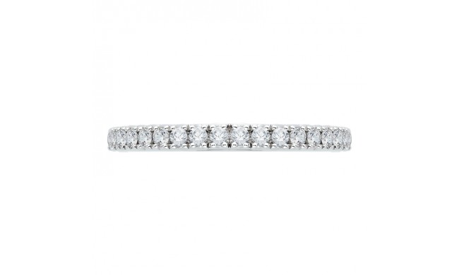 Shah Luxury 14K White Gold Diamond Wedding Band