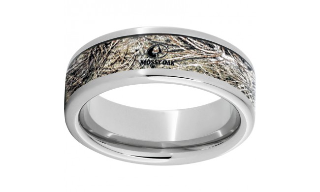 Serinium Pipe Cut Band with Mossy Oak Brush Inlay