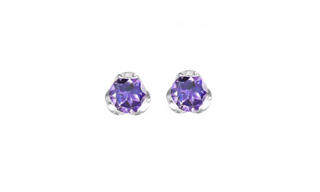 Gems One Silver Amethyst (1/2 Ctw) Earring