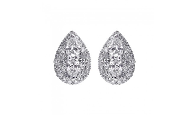 Gems One Silver Diamond (1/4Ctw) Earring