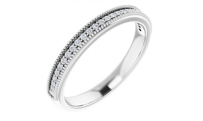 14K White 1/3 CTW Diamond Anniversary Band