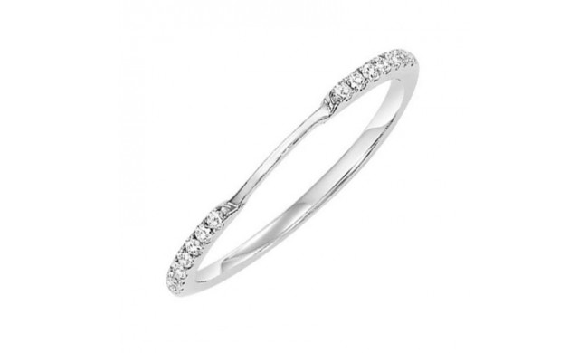 Gems One 14KT White Gold & Diamond Rhythm Of Love Fashion Ring  - 1/10 ctw