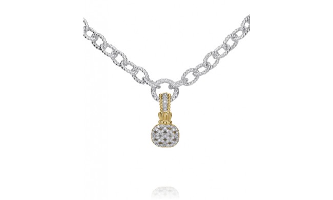 Vahan 14k Gold & Sterling Silver Diamond Pendant