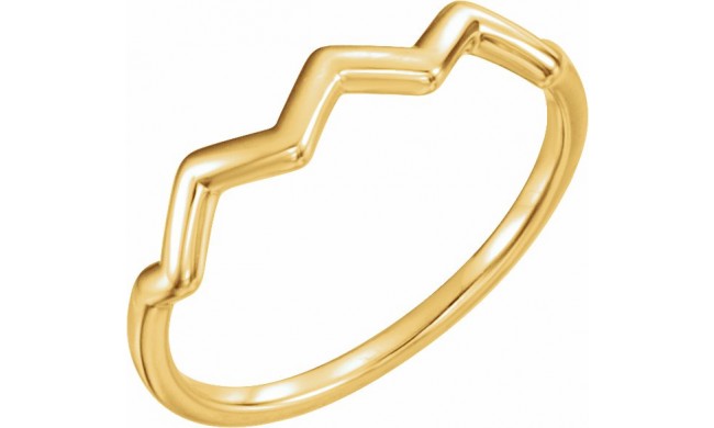 14K Yellow Stackable Ring