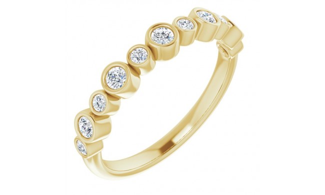 14K Yellow 1/3 CTW Diamond Ring