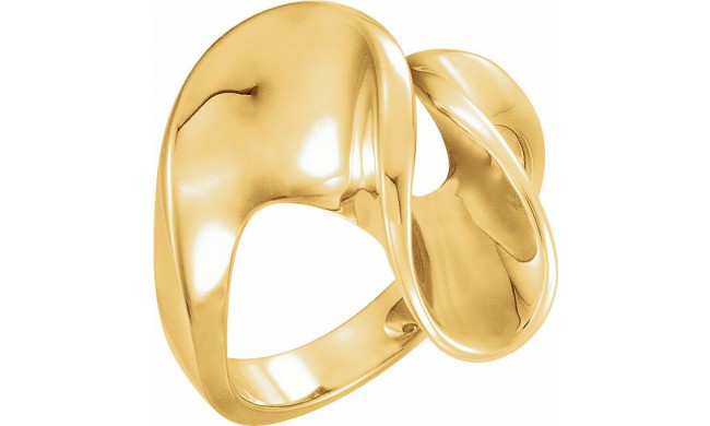 14K Yellow Freeform Ring