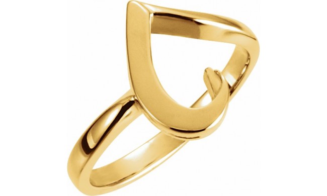 14K Yellow Freeform Ring