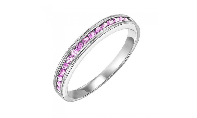Gems One 14Kt White Gold Pink Sapphire (1/3 Ctw) Ring