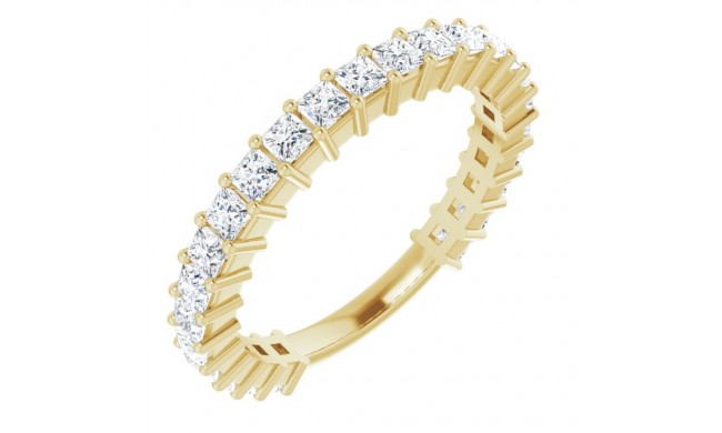 14K Yellow 1 1/4 CTW Diamond Anniversary Band