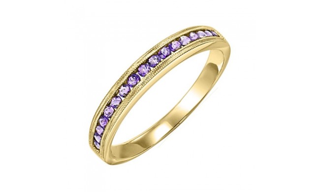 Gems One 14Kt Yellow Gold Amethyst (1/3 Ctw) Ring