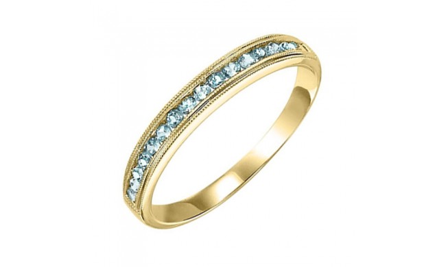Gems One 14Kt Yellow Gold Blue Topaz (1/3 Ctw) Ring