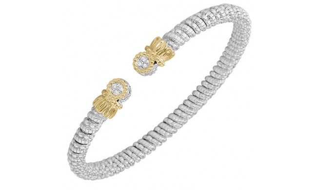 Alwand Vahan 4mm 14k Gold & Sterling Silver Diamond Bracelet