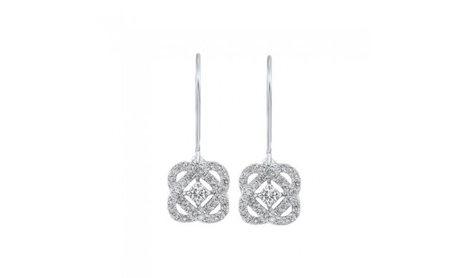 Gems One Silver Diamond (1/4Ctw) Earring